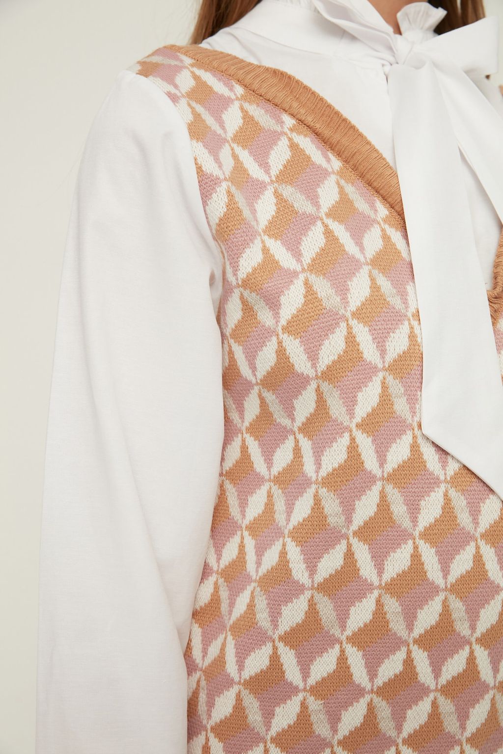 TRENDYOLMILLA Lacivert Mini Triko Gomlek Garni Detayl? Elbise TWOAW22SV0122  фото 2