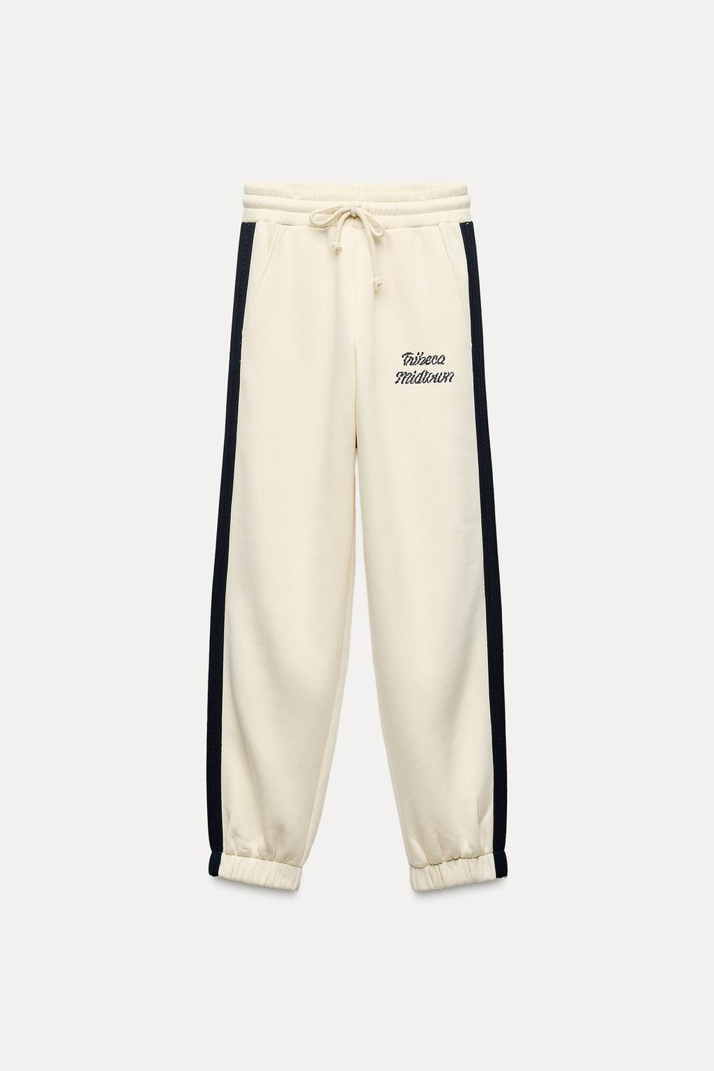 JOGGING TROUSERS WITH SLOGAN - Zara фото 5