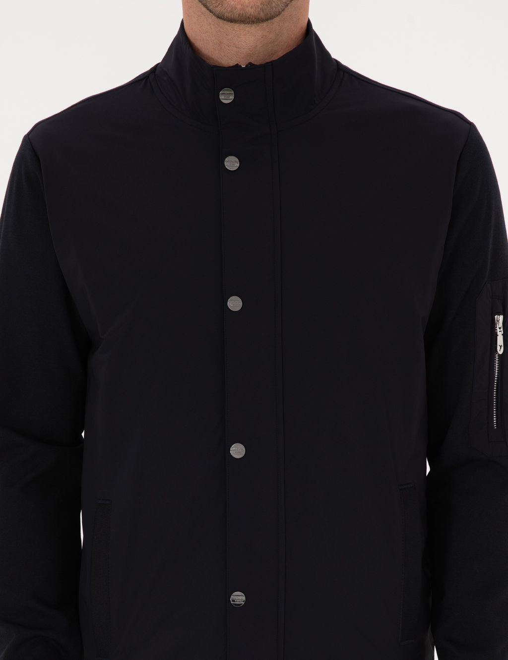 Lacivert Regular Fit Tam Fermuarl_ Sweatshirt - Cacharel фото 6