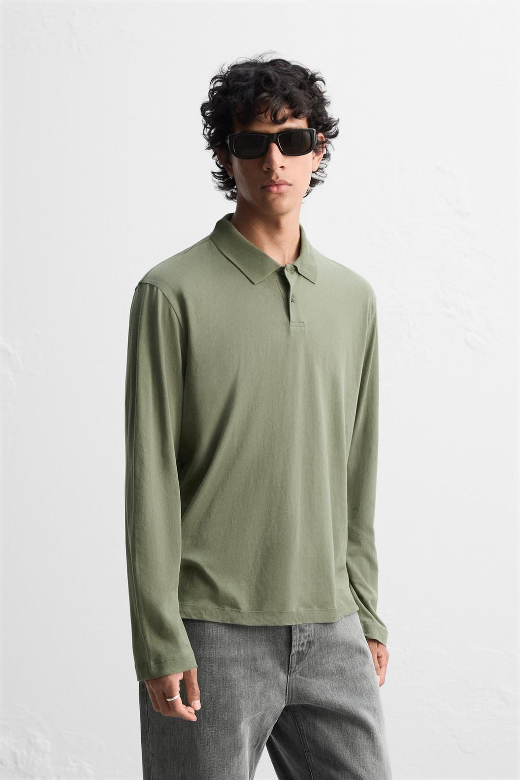 LIGHTWEIGHT COTTON POLO SHIRT - Zara фото 10