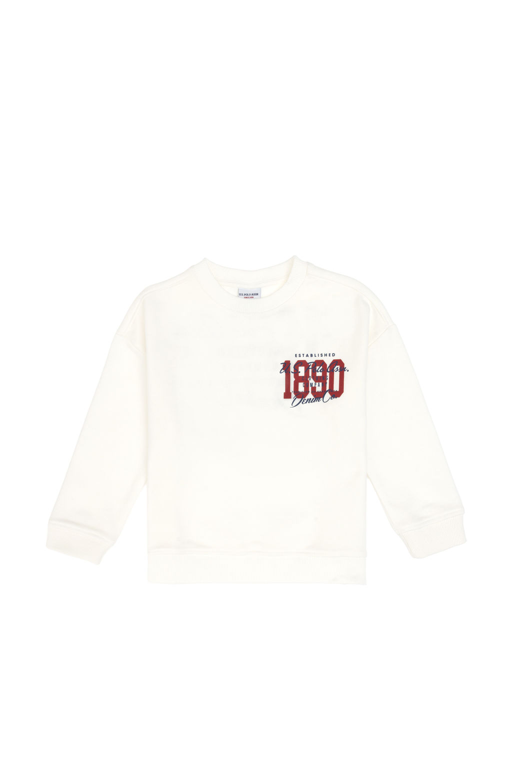 Erkek _ocuk Ekru Bisiklet Yaka Sweatshirt - U.s. polo assn фото 6