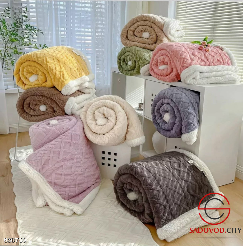 Плед барашка двусторонний