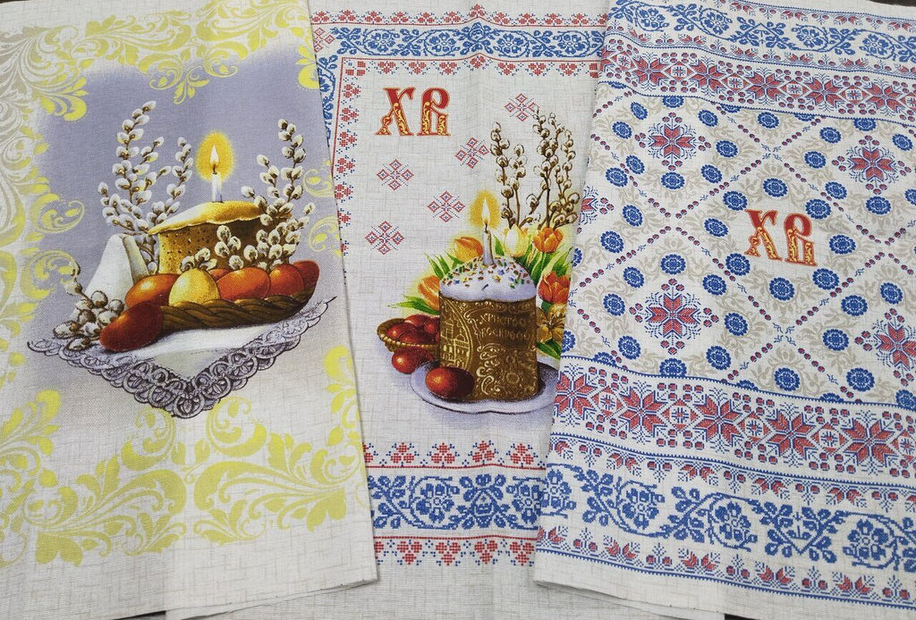 10 шт Полотенце Рогожка-Купон Пасха