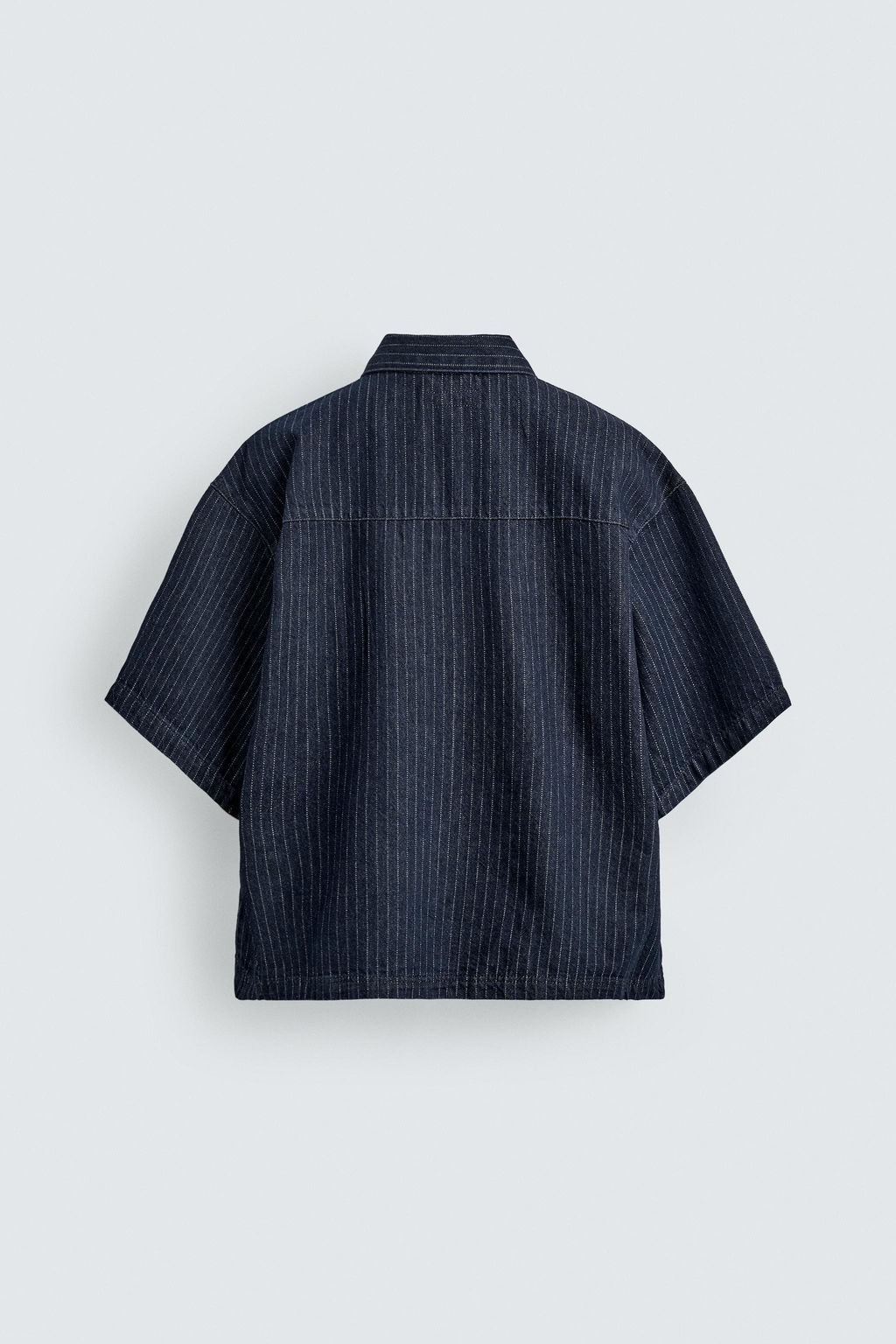 POLO DENIM RAYAS / Azul - Zara фото 7