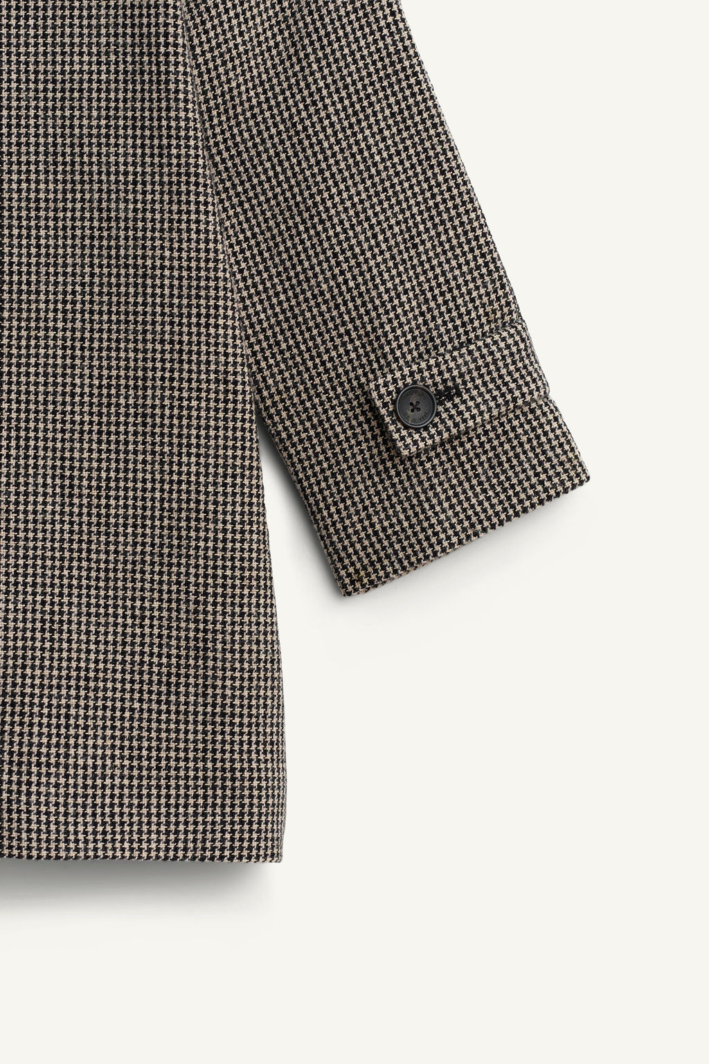 LIMITED EDITION HOUNDSTOOTH WOOL BLEND COAT - Zara фото 9