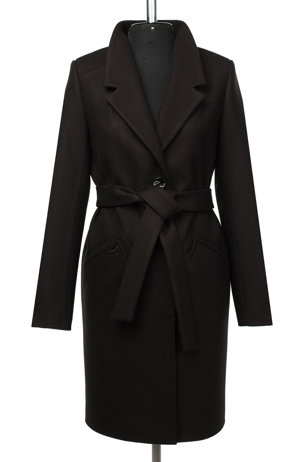 01-10540 Пальто женское демисезонное (пояс)