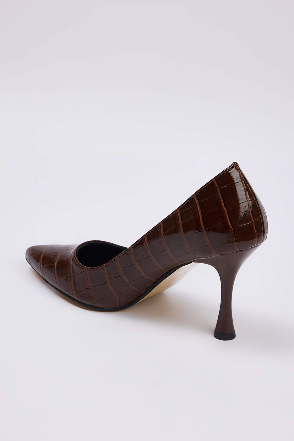 Siyah Kroko Desenli Sivri Burun Kad?n Klasik Ince Topuklu Stiletto Ayakkab?
TAKAW26TO00001 - Trendyolmilla фото 11