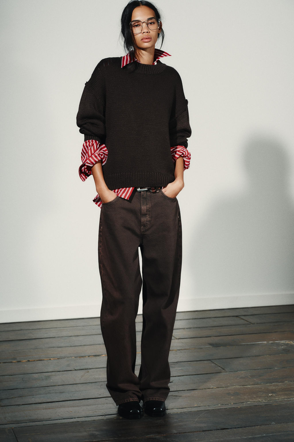 TRF STRAIGHT HIGH-WAIST JEANS