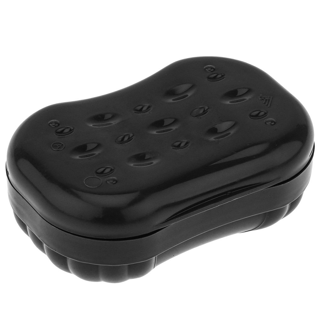 Мыльница дорожная пластмассовая Фигурная 11,5х7,5х6см, темно-серый (Россия) - Домашняя мода фото 7