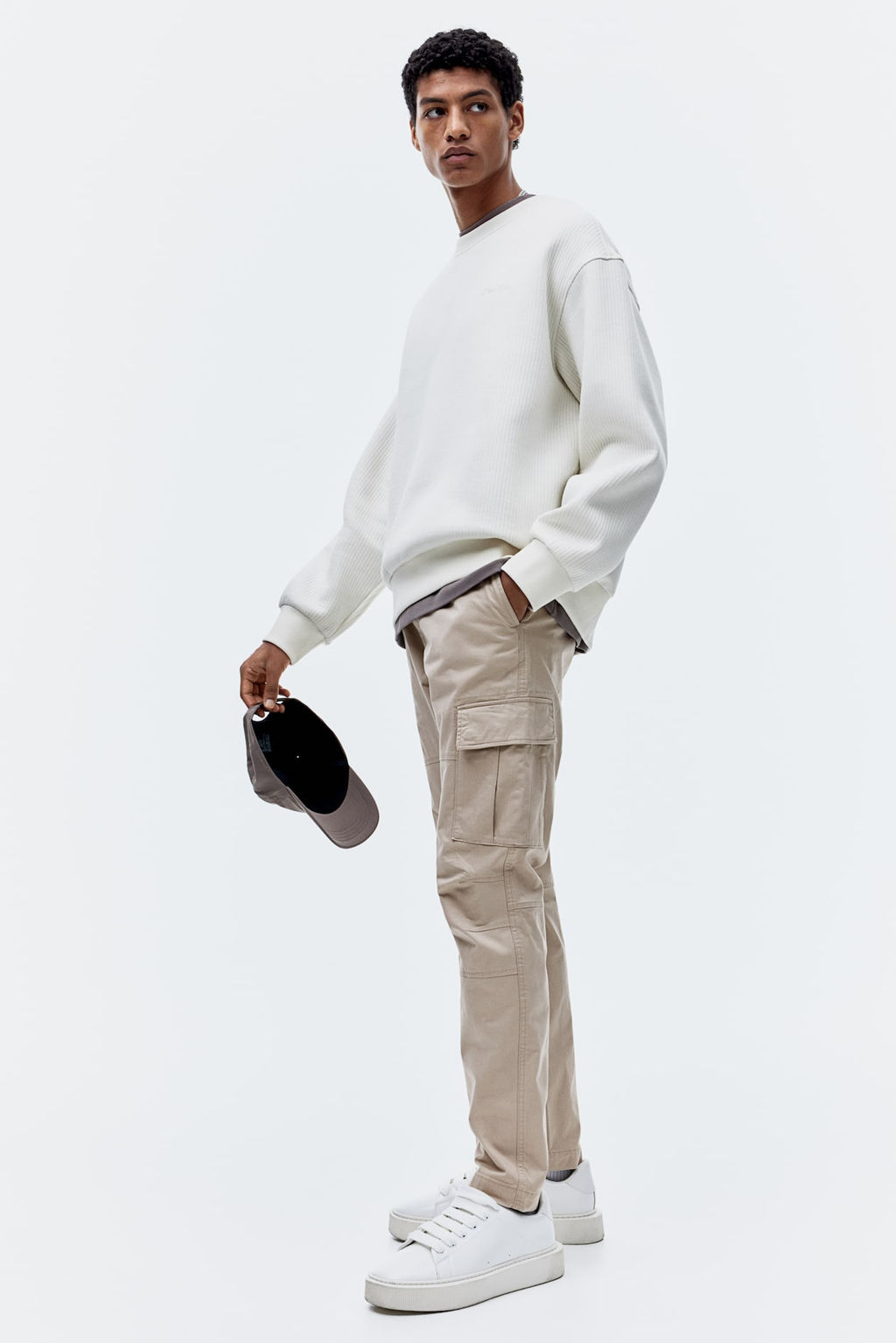 Pantalon cargo Slim Fit - H&m фото 6