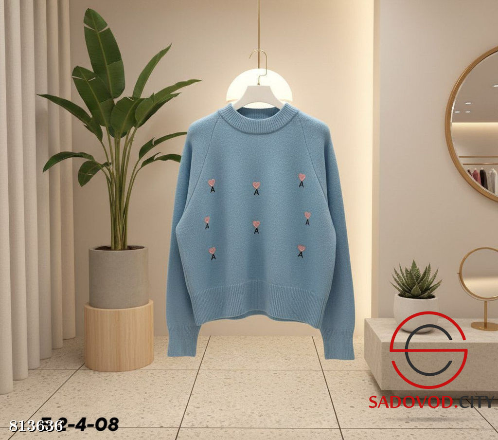 Кофта женская с сердечками - Bruno фото 6