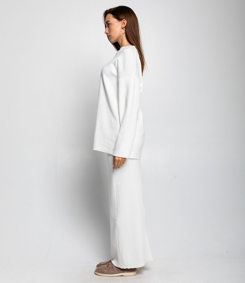 Костюм #КТ3090, белый