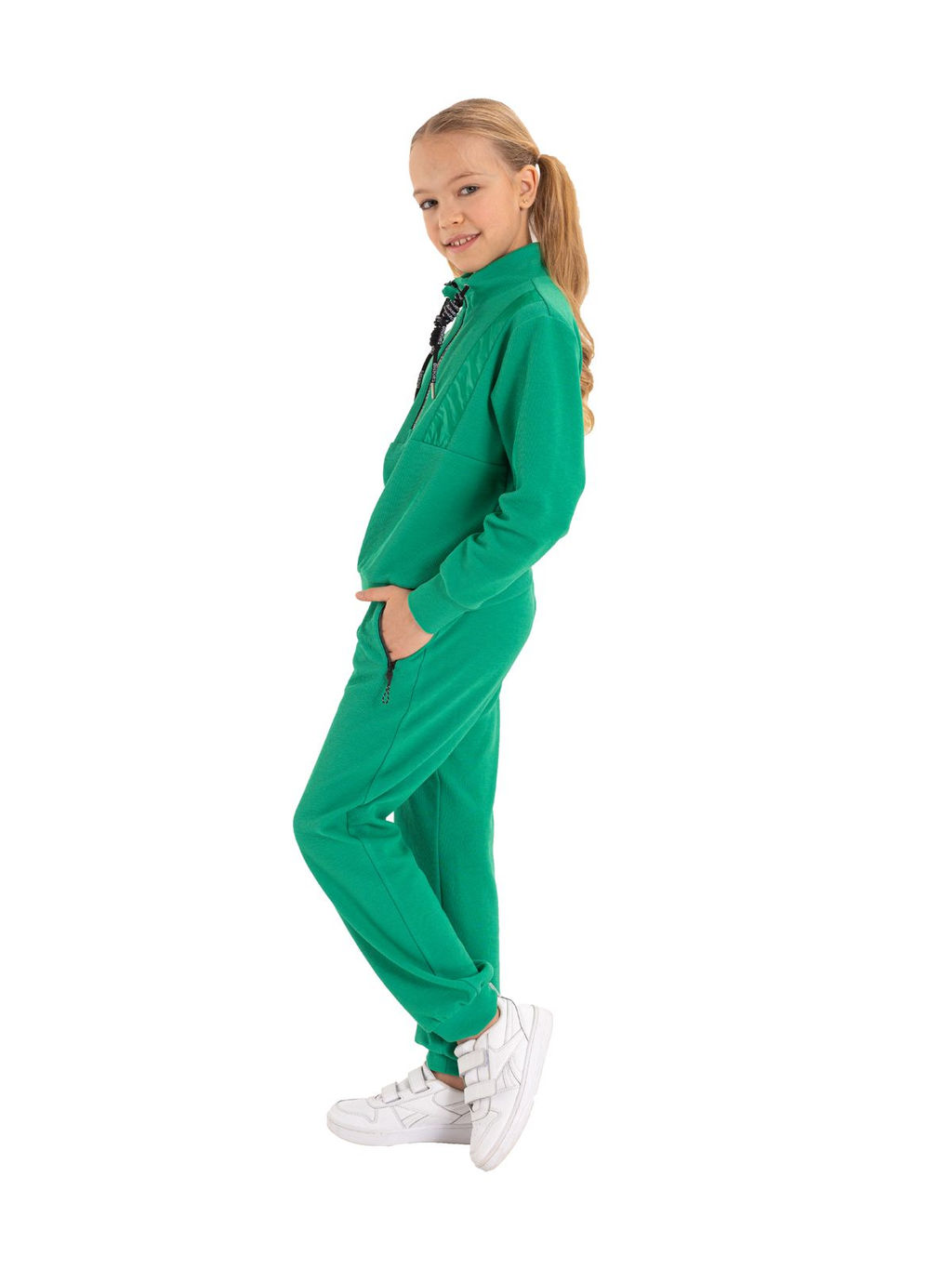 Брюки дев. О66610 - Карамелли фото 4