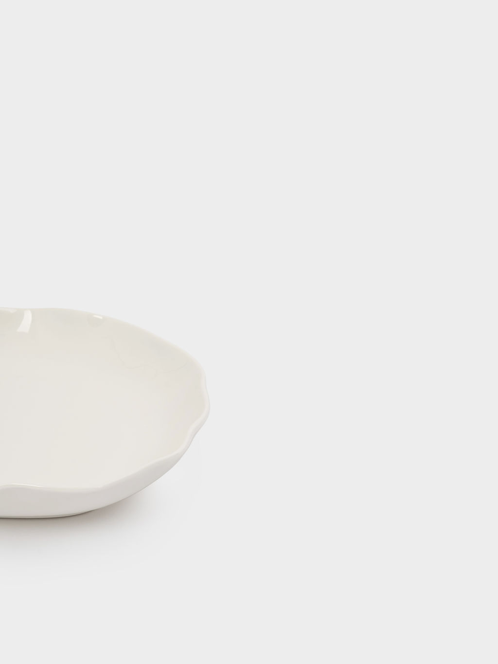 Тарелка суповая, 22х4 см, 600 мл, фарфор P, белая, Волнистый край, White ocean - Anna lafarg фото 7