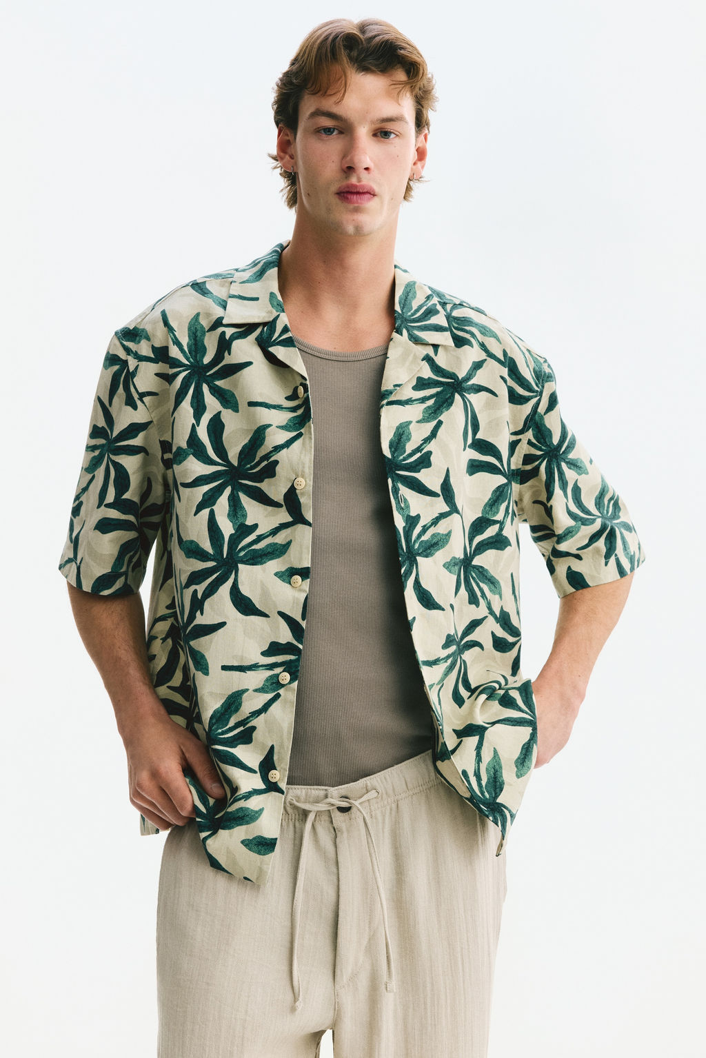 Camisa resort de algod?n Relaxed Fit - H&m фото 6