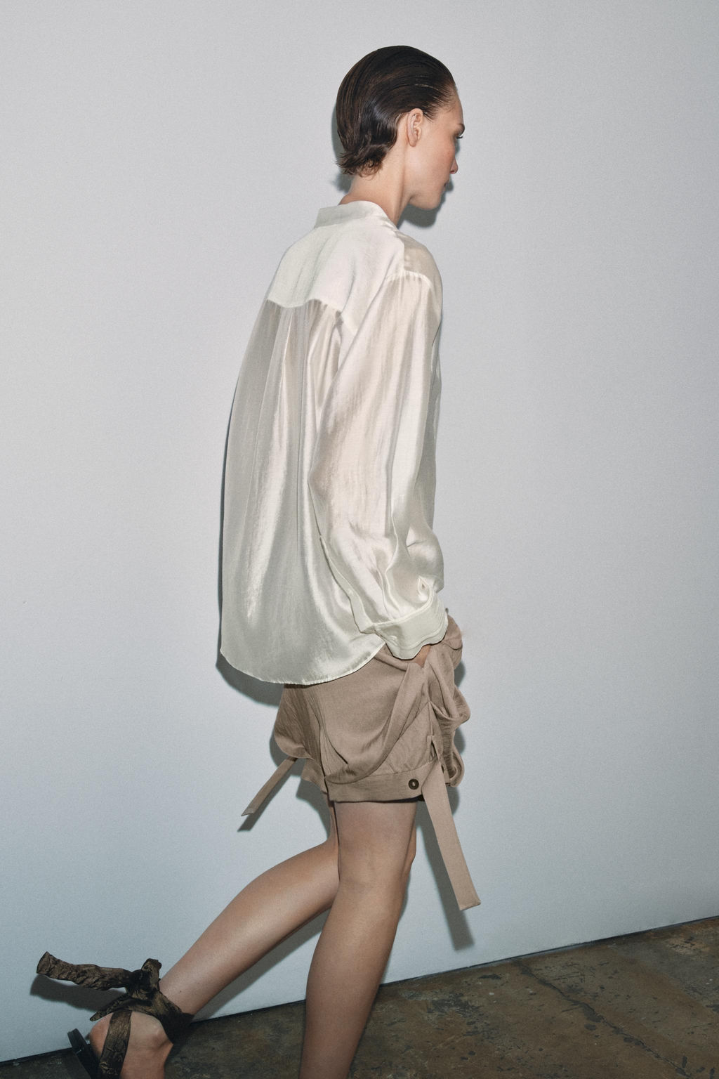 ZW COLLECTION FLOWING SHIRT - Zara фото 14