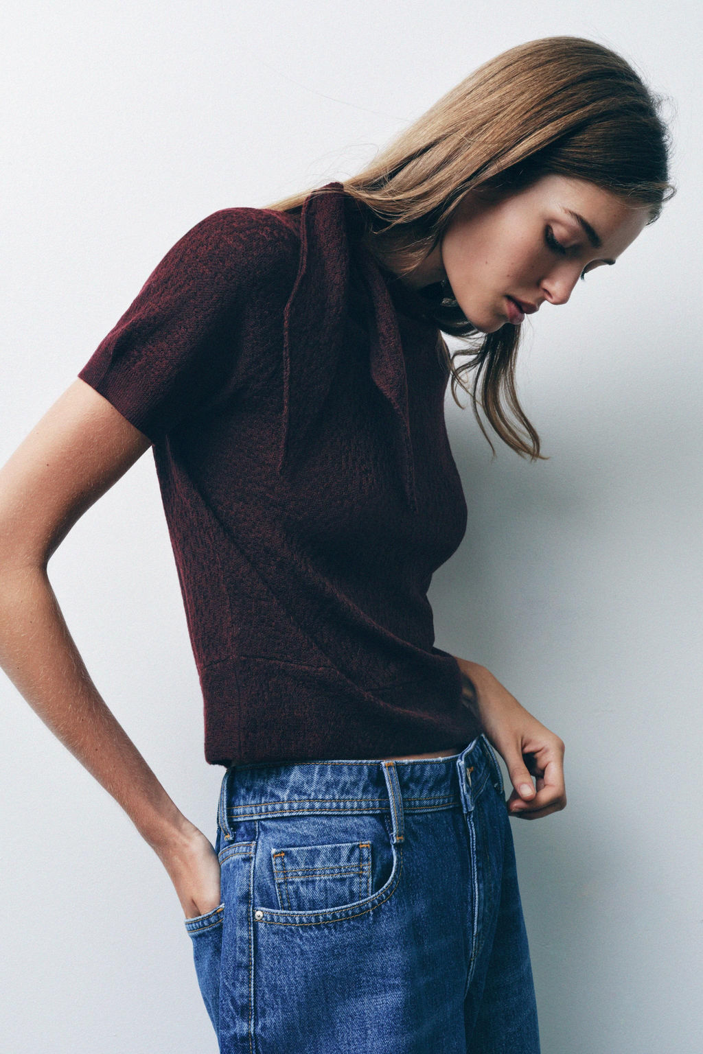 KNOTTED KNIT TOP - Zara фото 4