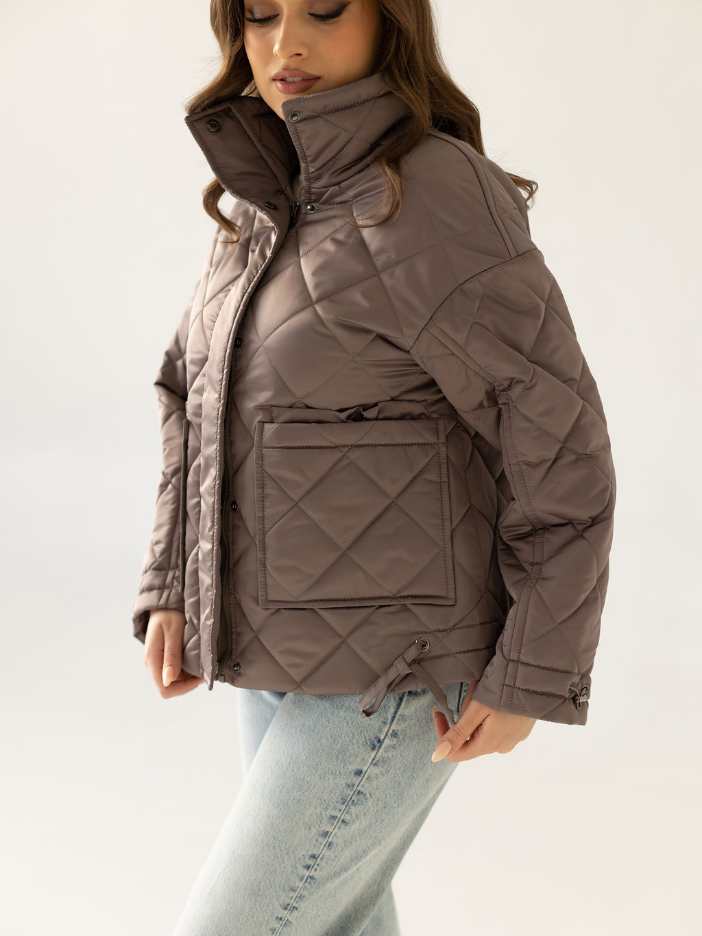 Куртка женская демисезонная 24835 (графит) - Kankan фото 34