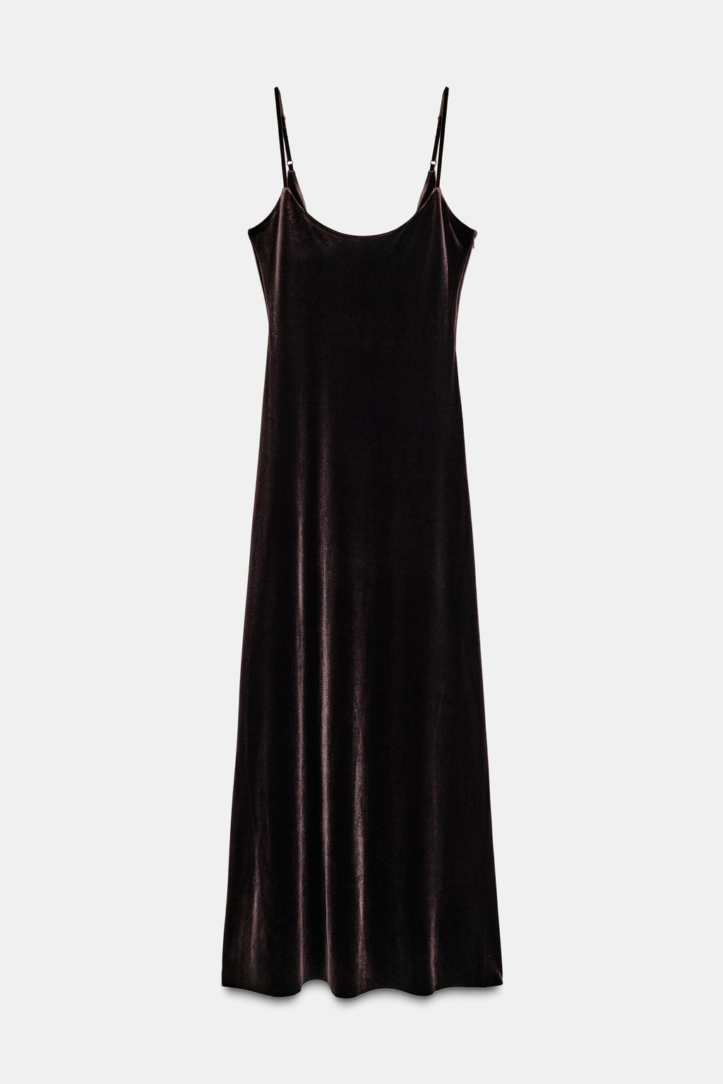 LONG VELVET DRESS - Zara фото 7