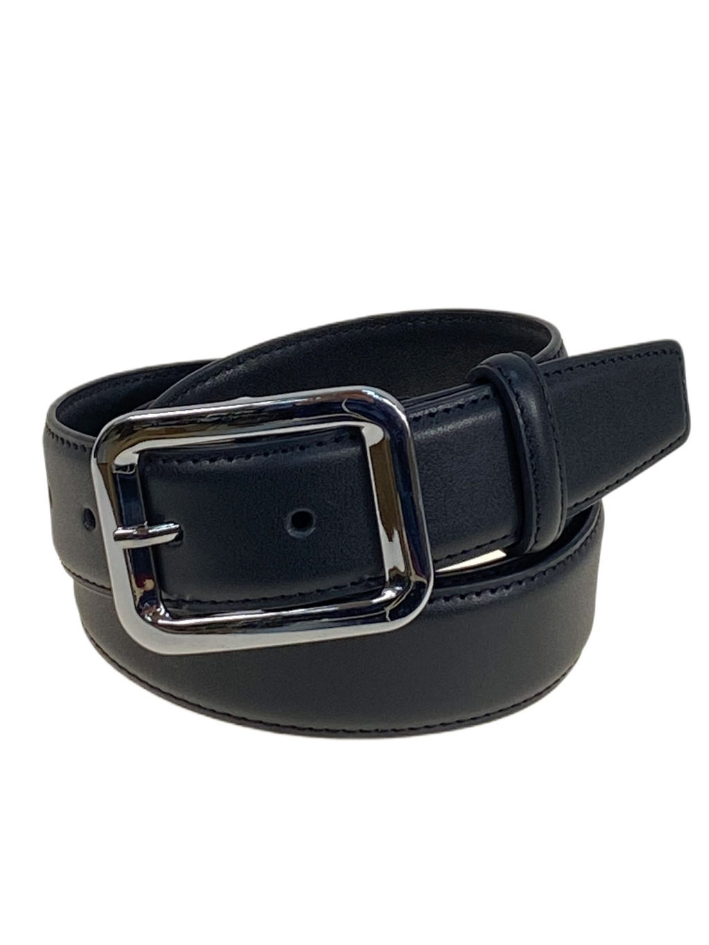 Ремень женский из натуральной кожи, цвет черный