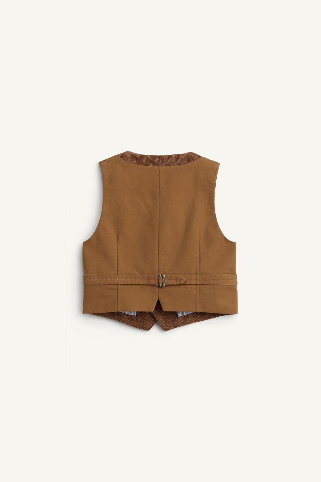 LIMITED EDITION HERRINGBONE WAISTCOAT WITH WOOL - Zara фото 4