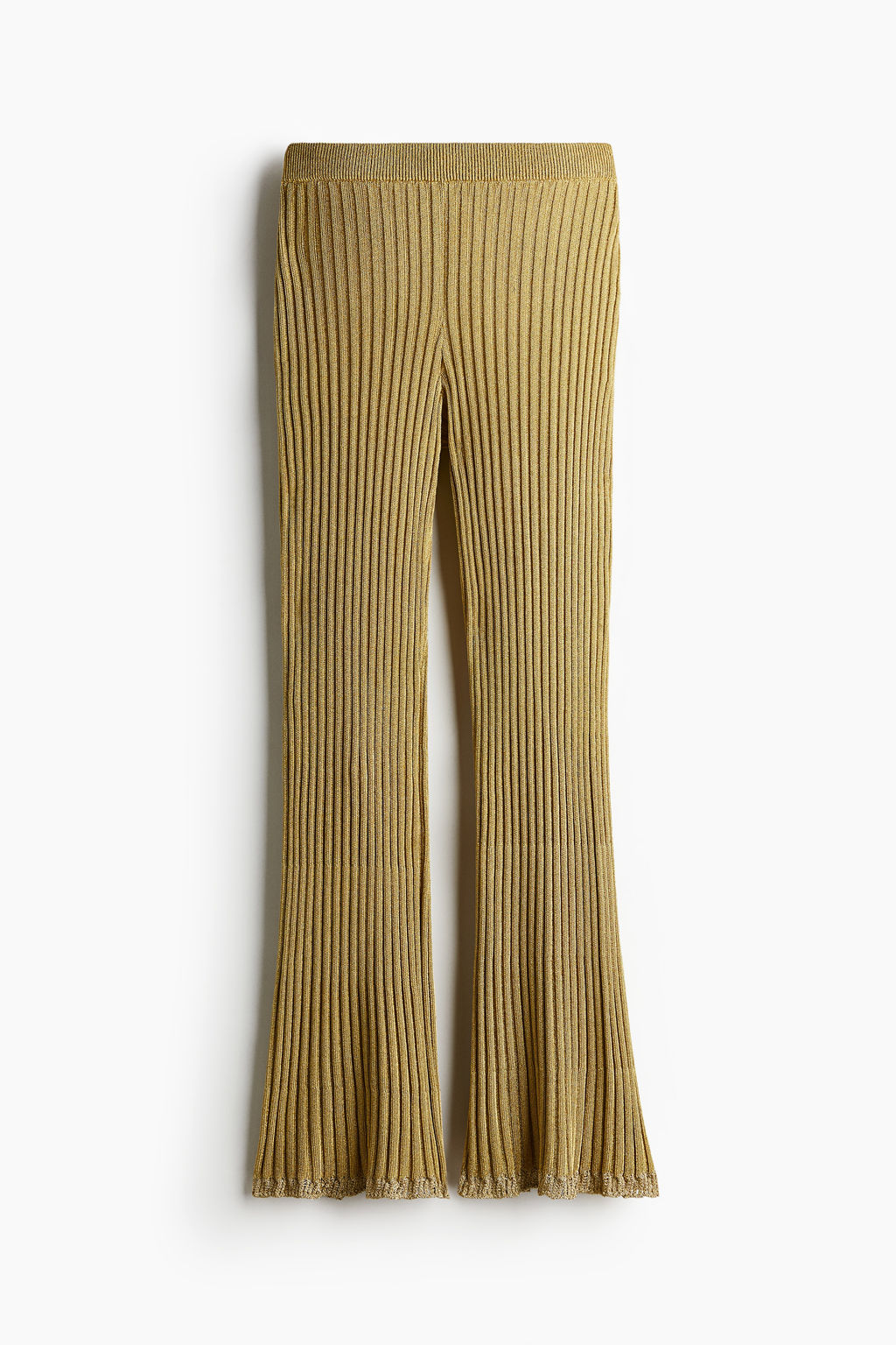 Pantalon brillante en punto de canale - H&m фото 7
