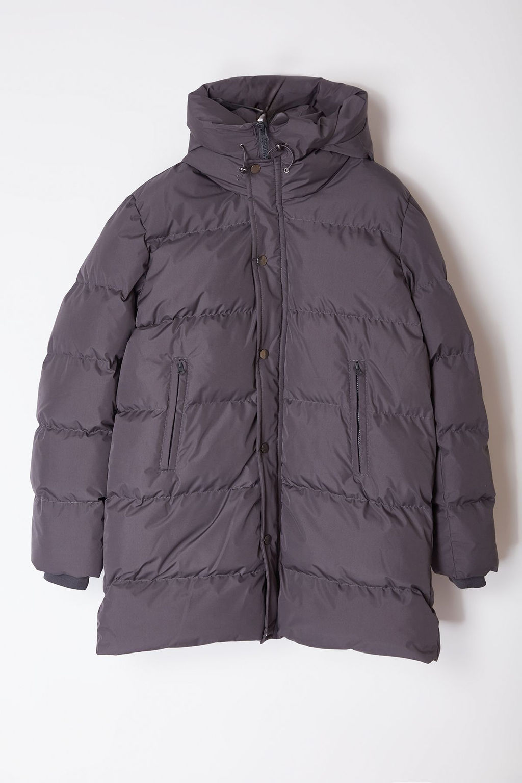 TRENDYOL MAN Antrasit Regular Fit Kapusonlu Fermuar Cepli Sisme K?sl?k Mont TMNAW25MO00021 - Trendyolmilla фото 6