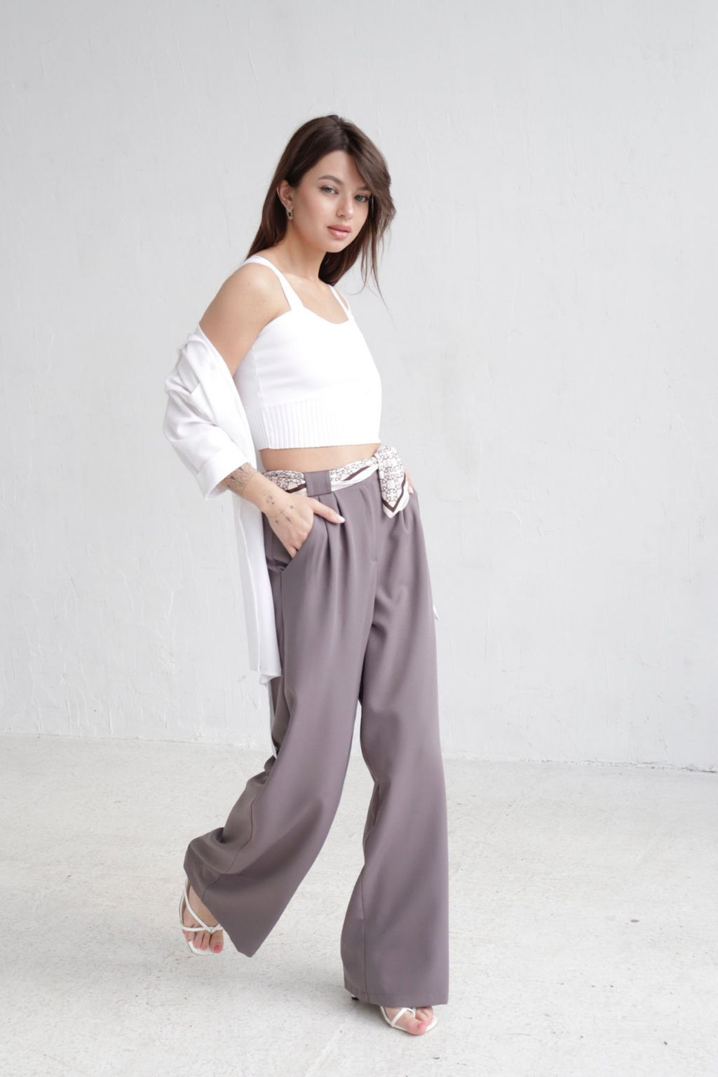 11933 Топ вязаный белый - Martichelli фото 12