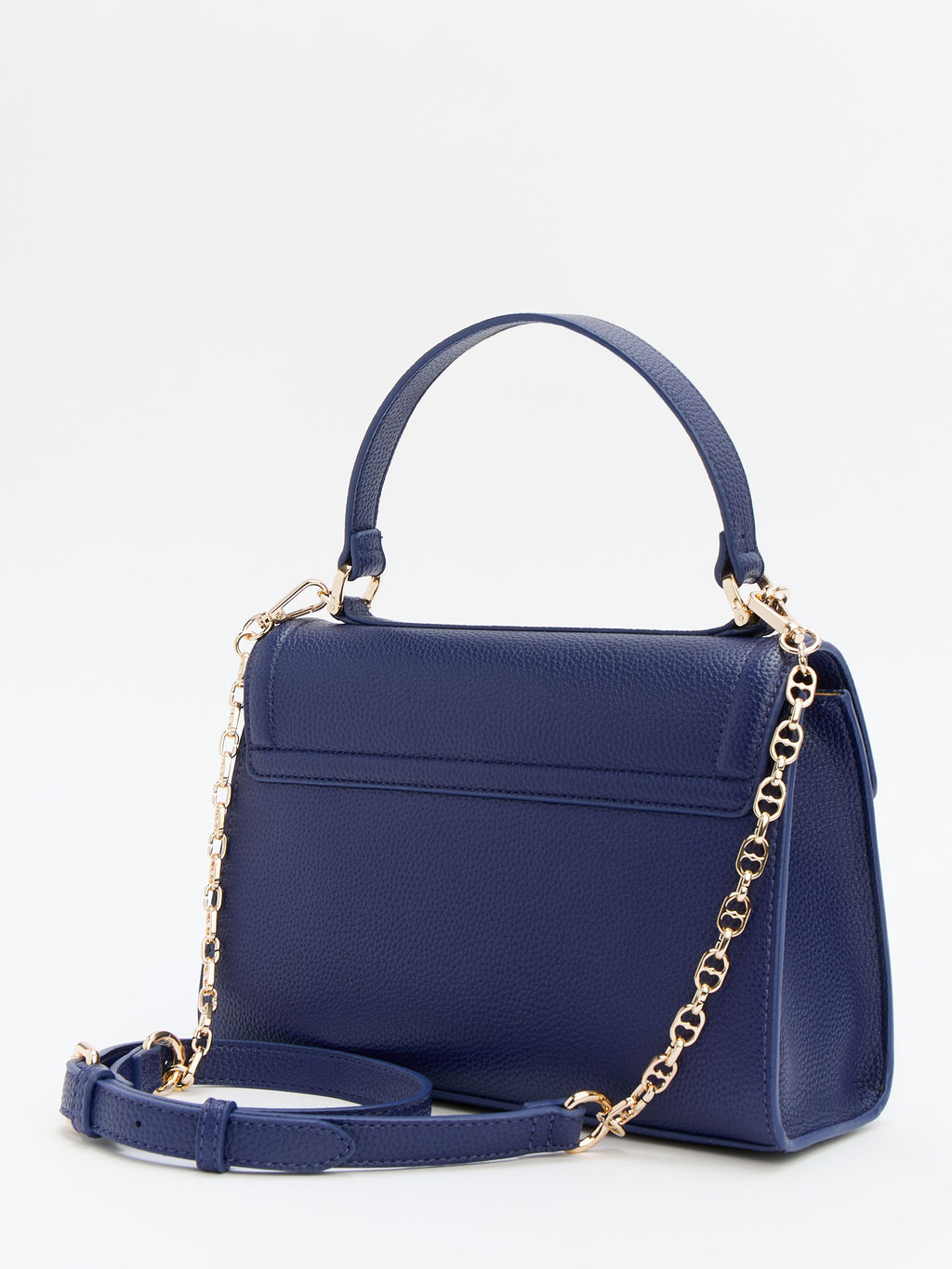 Женская сумка с ручками LOVE MOSCHINO CHAIN DETAIL CROCO Артикул 4192251, фиолетово-синий  фото 4