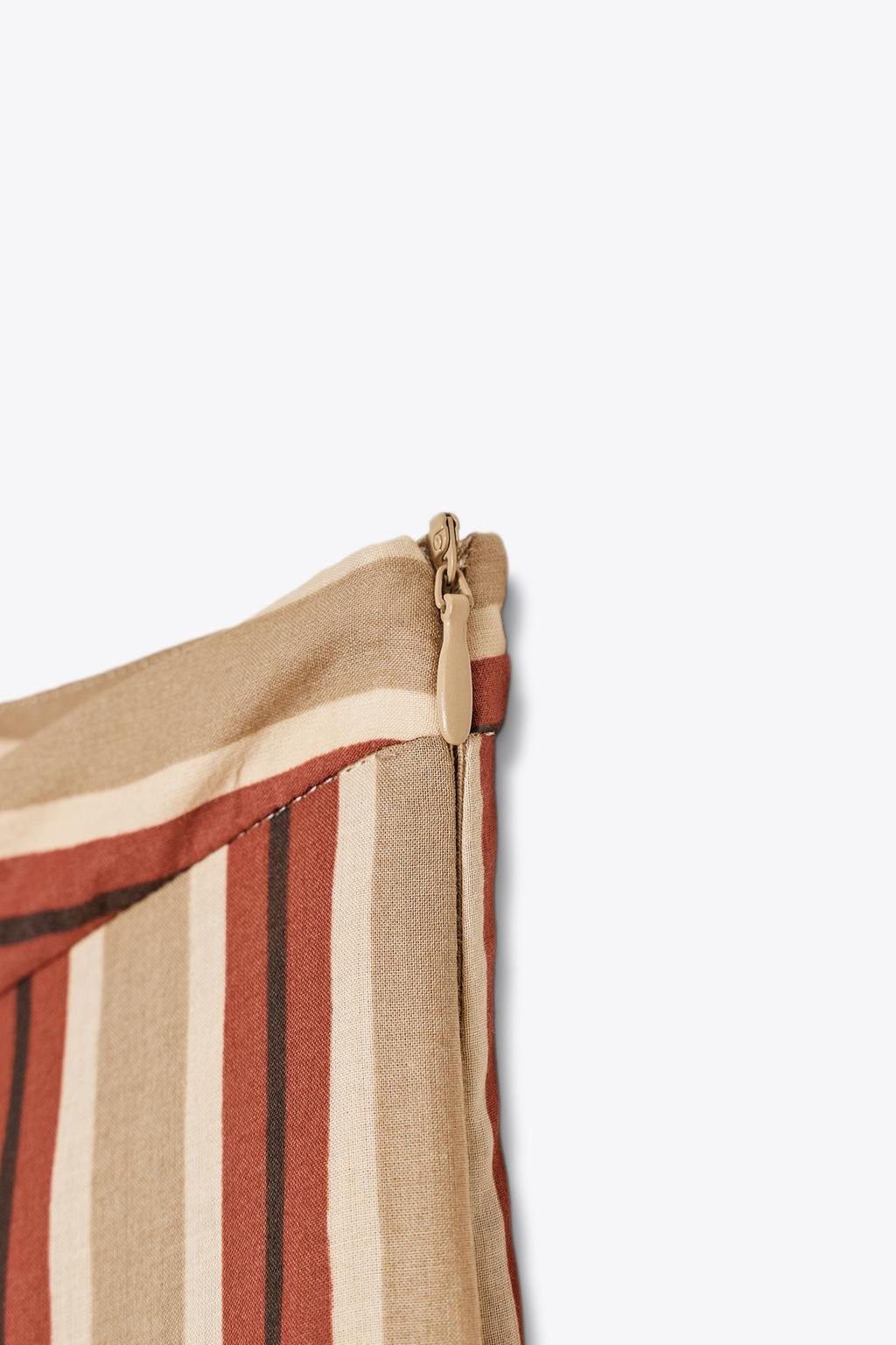 ZW COLLECTION STRIPED MIDI SKIRT - Zara фото 8