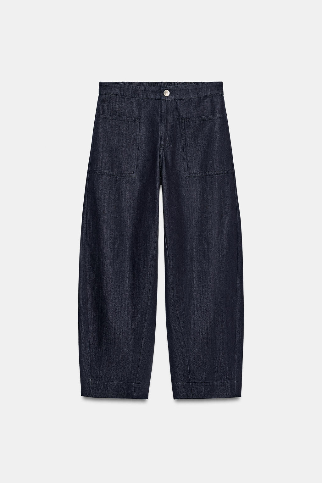 PANTAL?N DENIM BOLSILLOS ZW COLLECTION / Azul - Zara фото 5