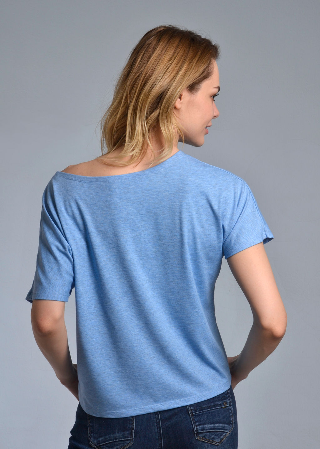 Футболка женская СТАЙЛ (голубой №10 ) - Ивановская трикотажная компания фото 4