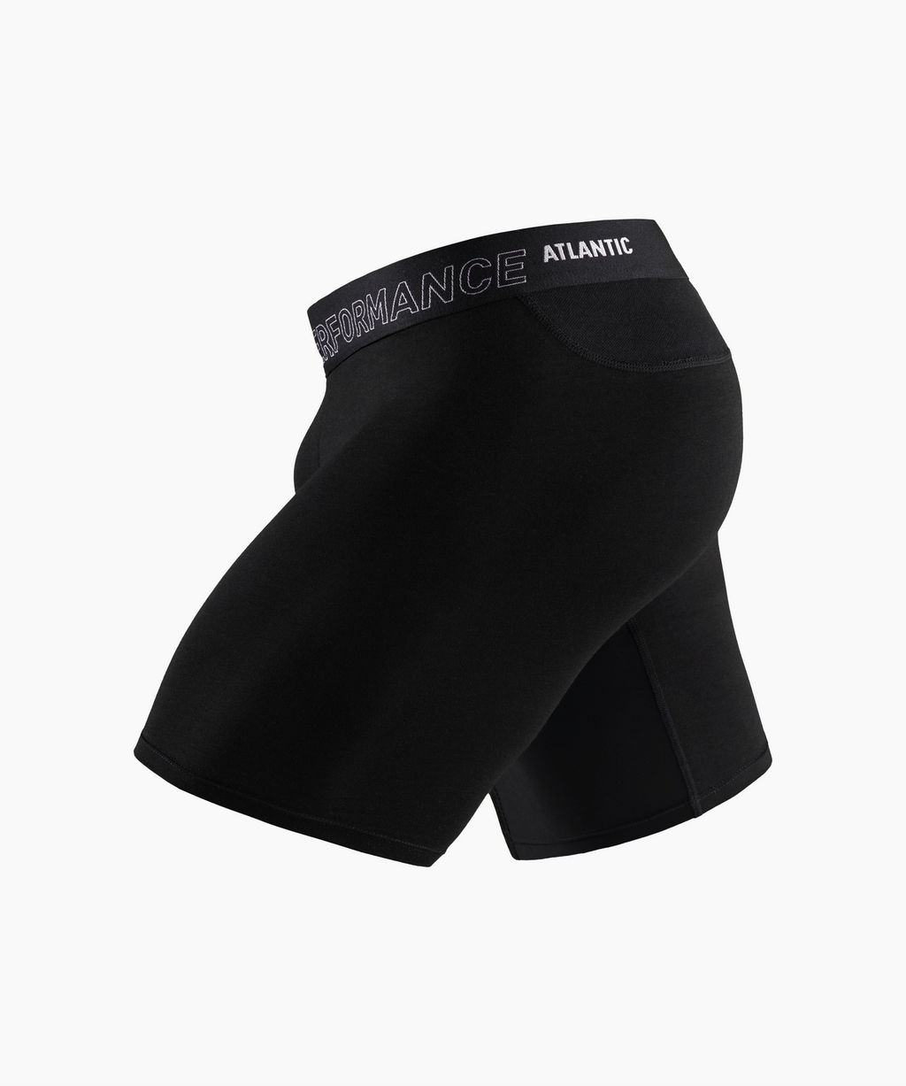 ATLANTIC MH-1181 Трусы шорты Long Performance черный