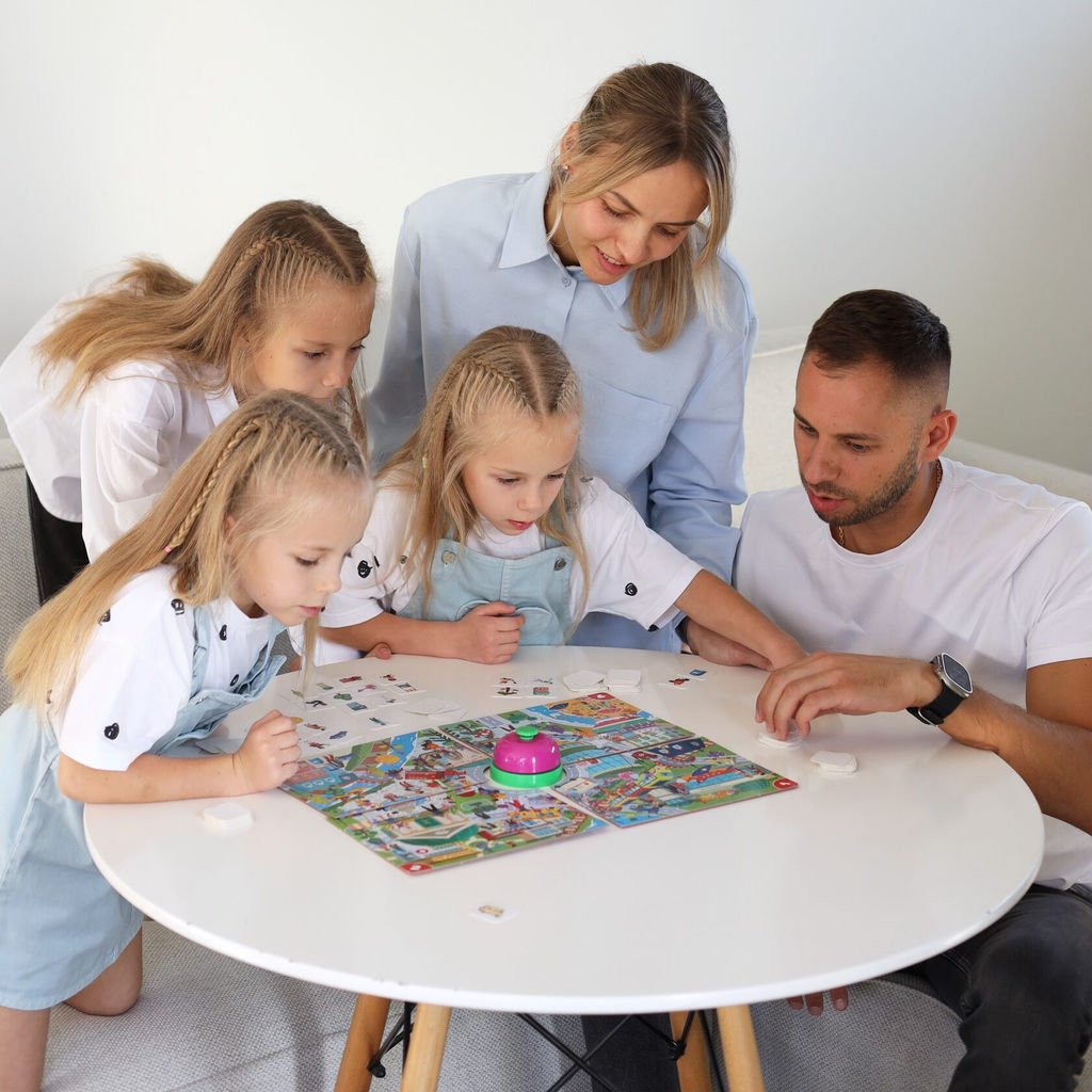 ElBascoKids / Настольная игра со звонком Глаз-Алмаз. Городок - El`BascoKids фото 6