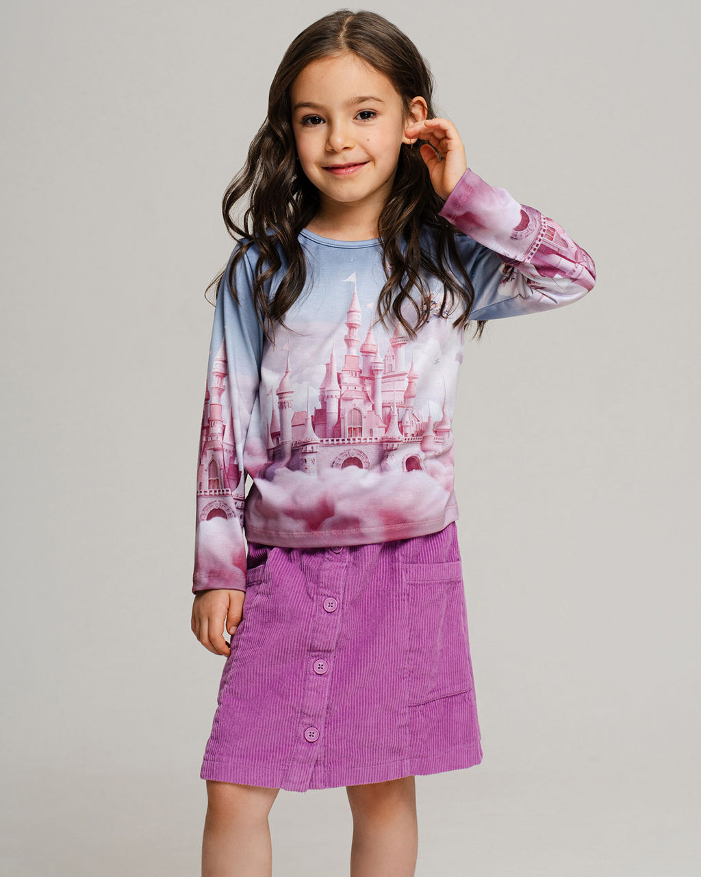 Дизайнерский детский лонгслив SAHAR art lab  фото 2