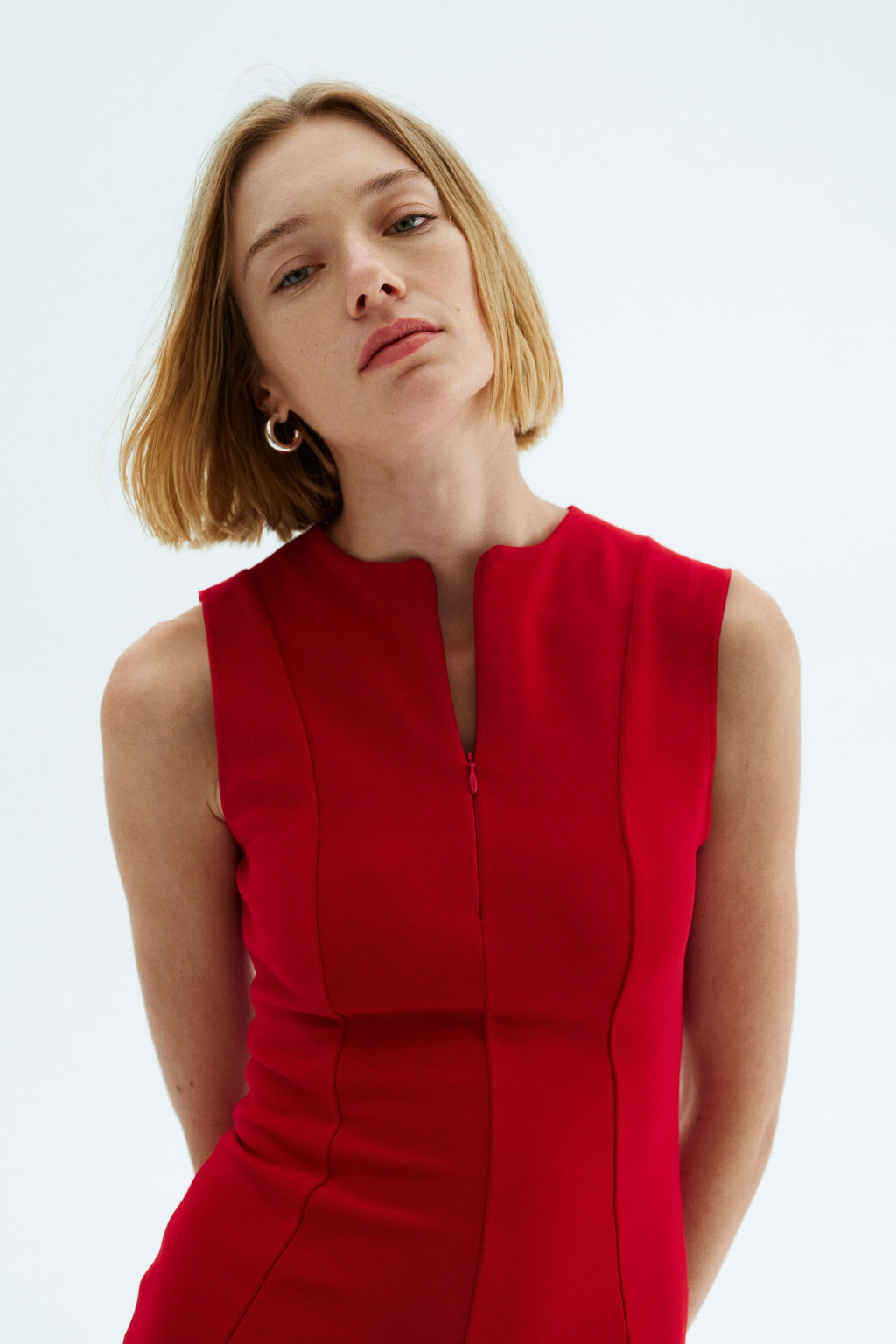 Vestido ajustado interlock - H&m фото 4