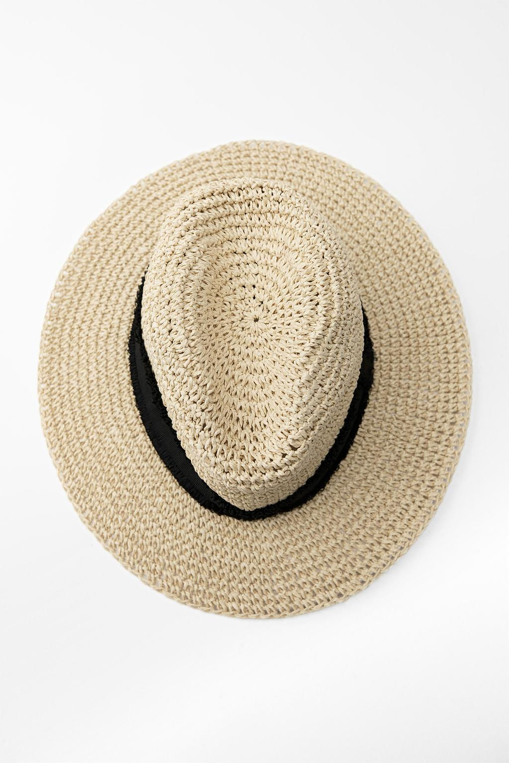 CONTRAST BAND HAT - Zara фото 3