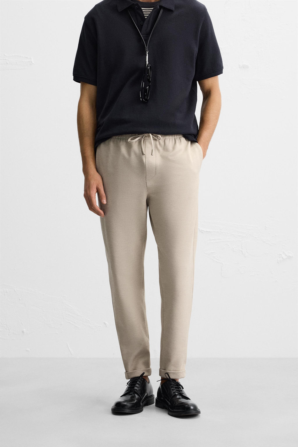 EASY CARE JOGGER WAIST TROUSERS - Zara фото 2