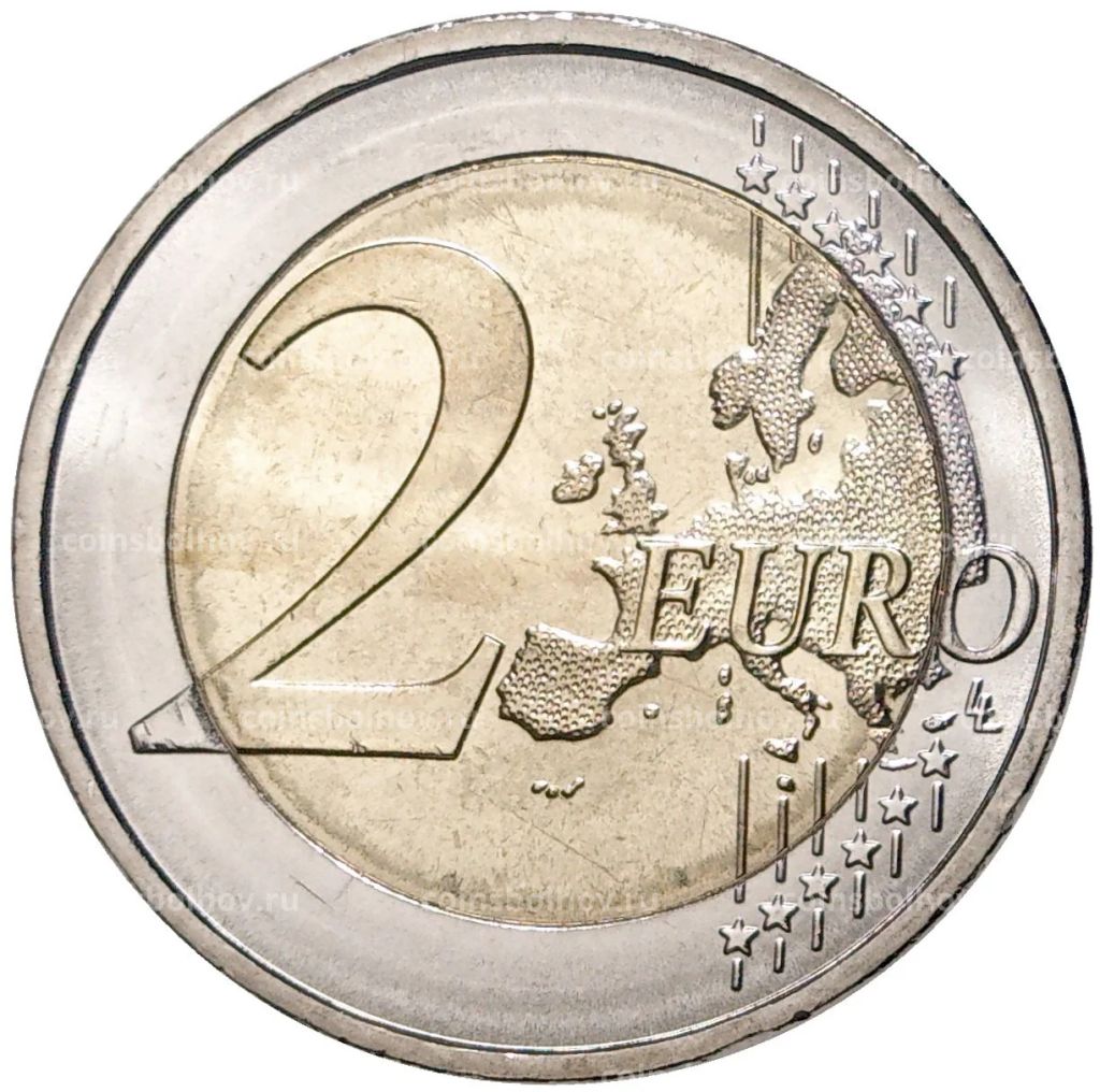 Монета 2 евро 2022 года J Германия  35 лет программе Эразмус