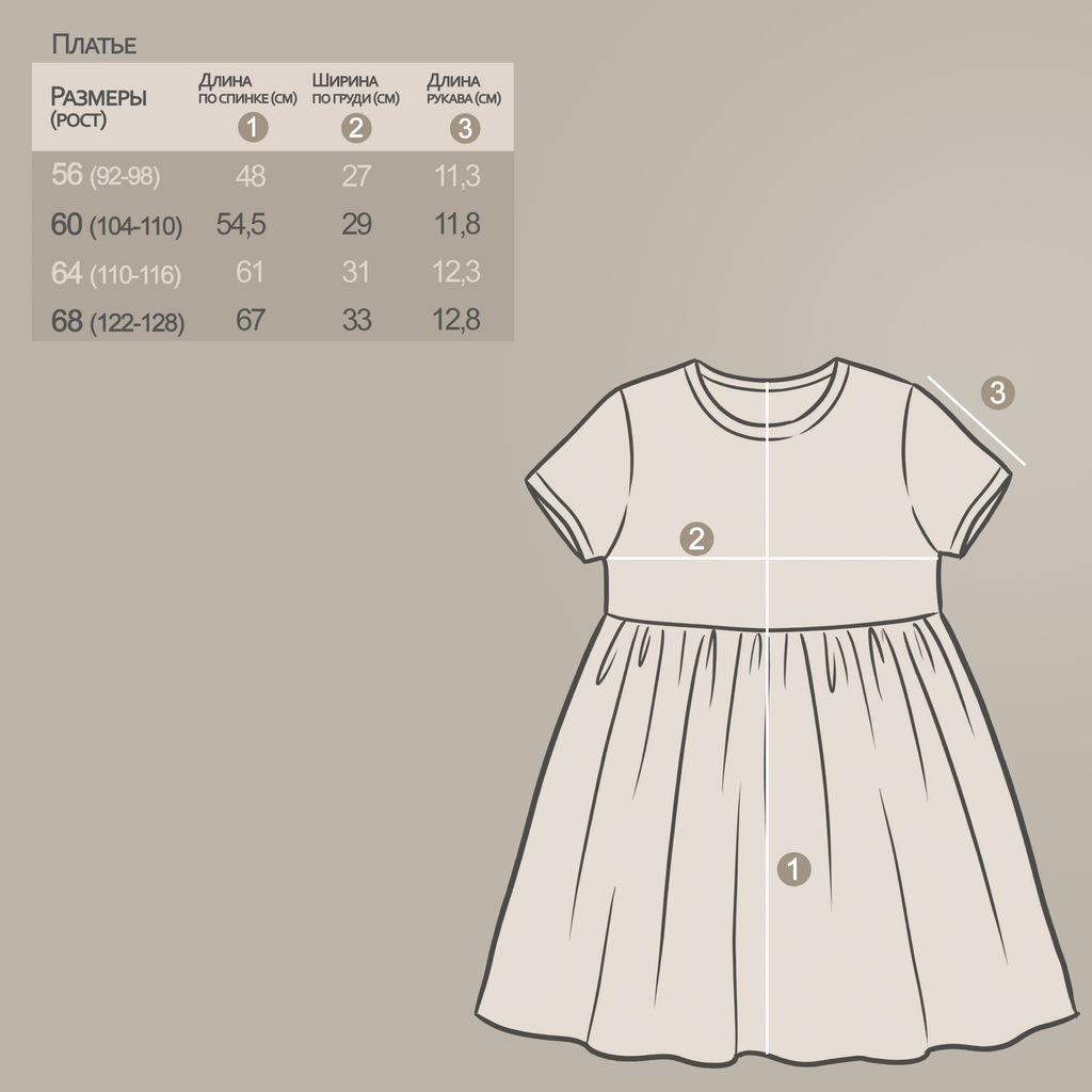 Платье кулирка и лапша 1638900118 - Youlala фото 2