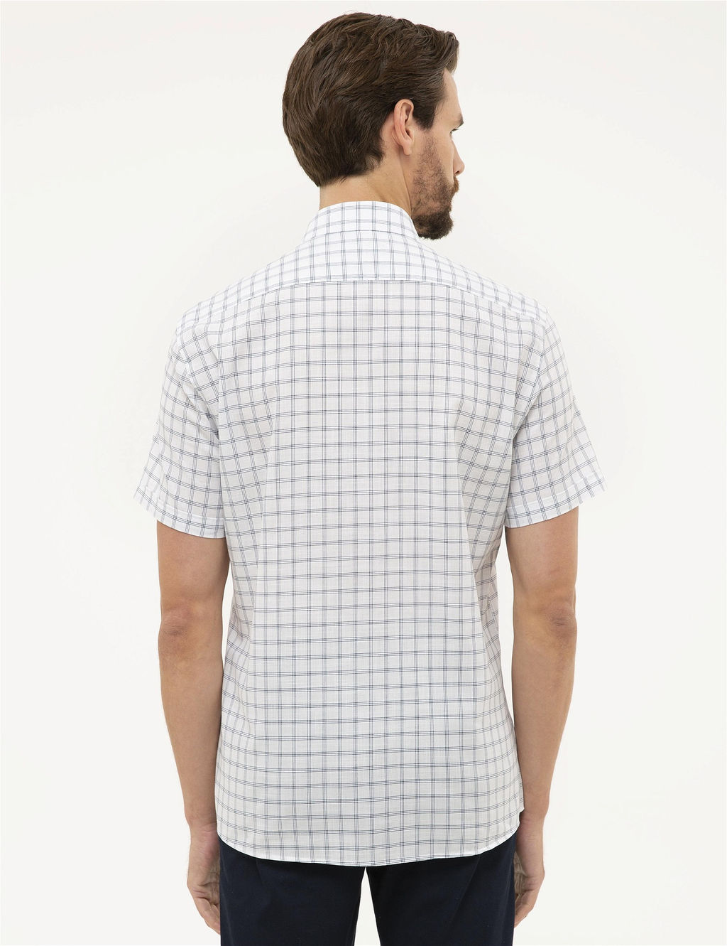 Lacivert Regular Fit K_sa Kollu G_mlek - Pierre cardin фото 3