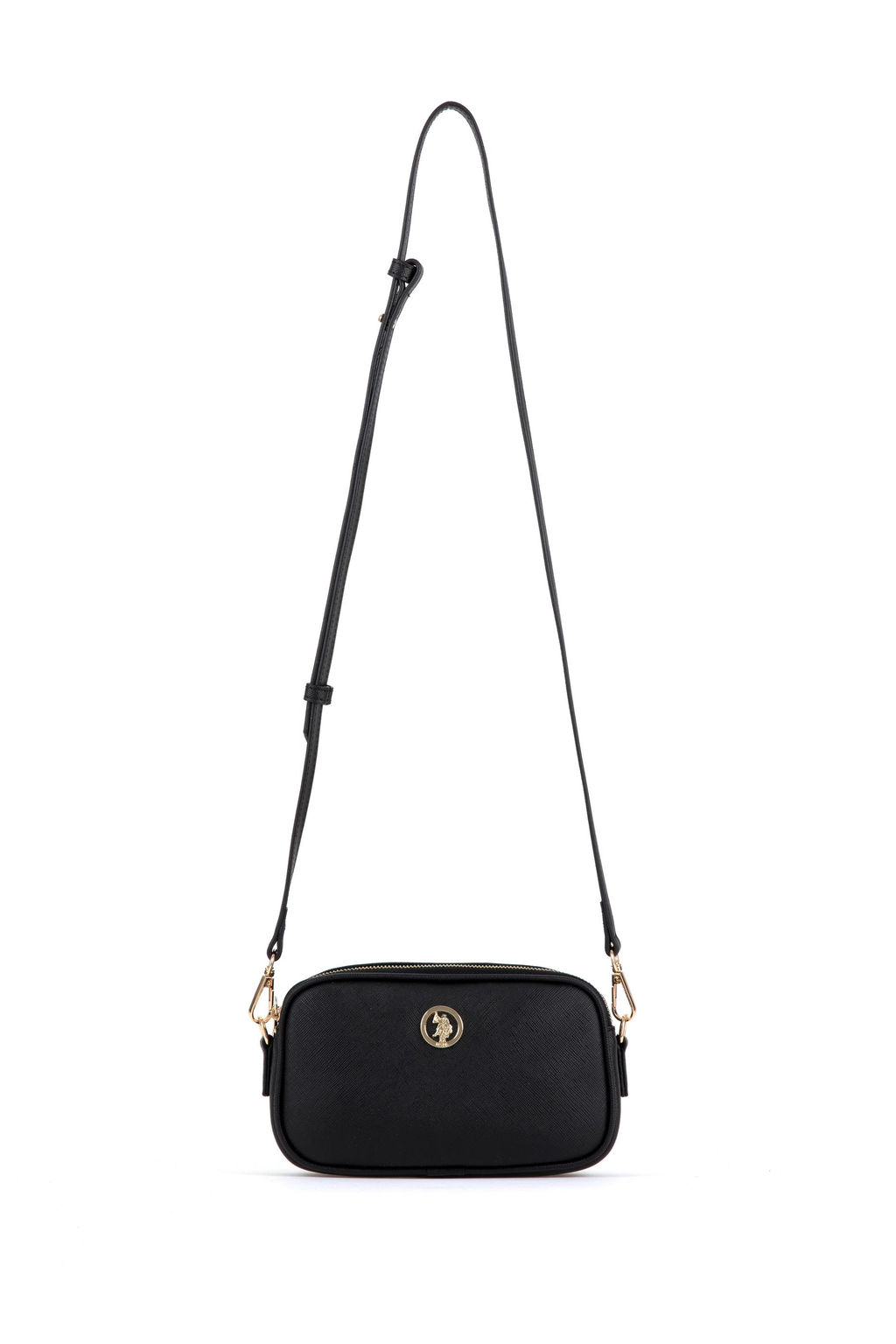 Женская черная сумка через плечо Неожиданная скидка в корзине - U.s. polo assn фото 6