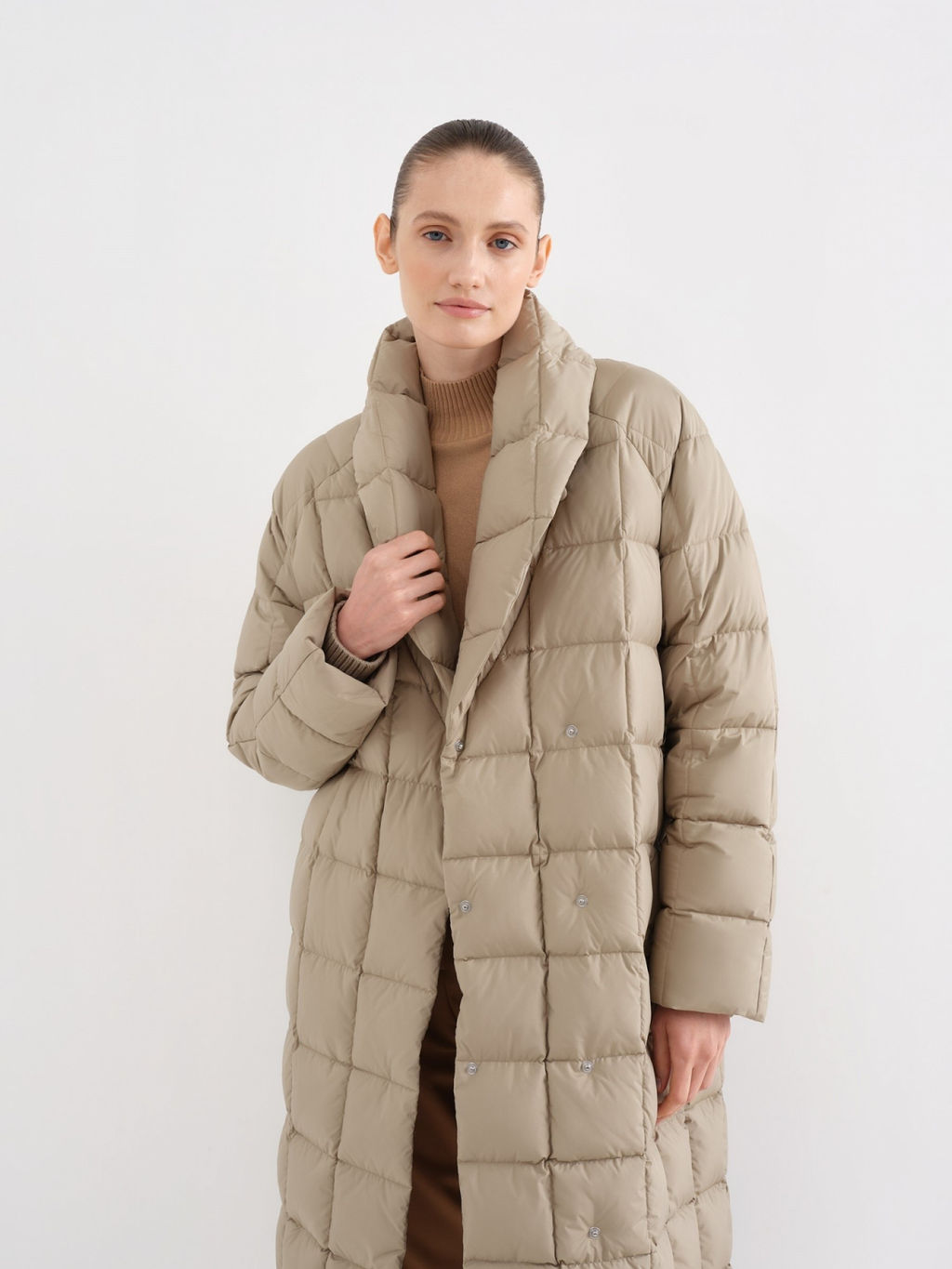 Conso/WDL 230528 - oliva Пуховое пальто  фото 4