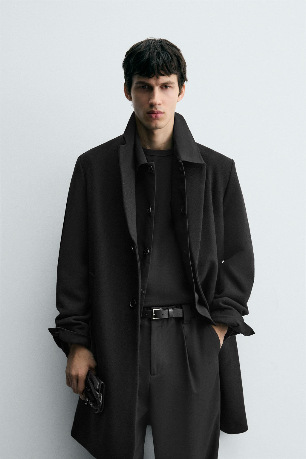 REGULAR FIT WOOL COAT - Zara фото 2