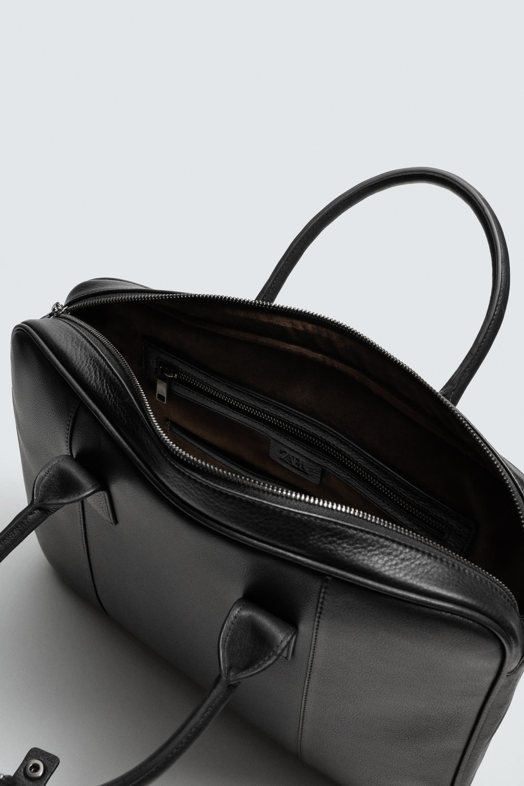 LEATHER BRIEFCASE - Zara фото 8