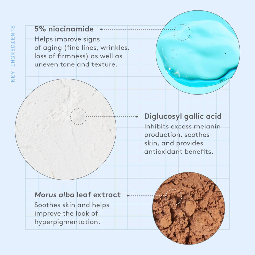 Drunk Elephant Светящиеся капли B-Goldi™ с 5% ниацинамидом для улучшения тона кожи и прозрачности, 30 мл