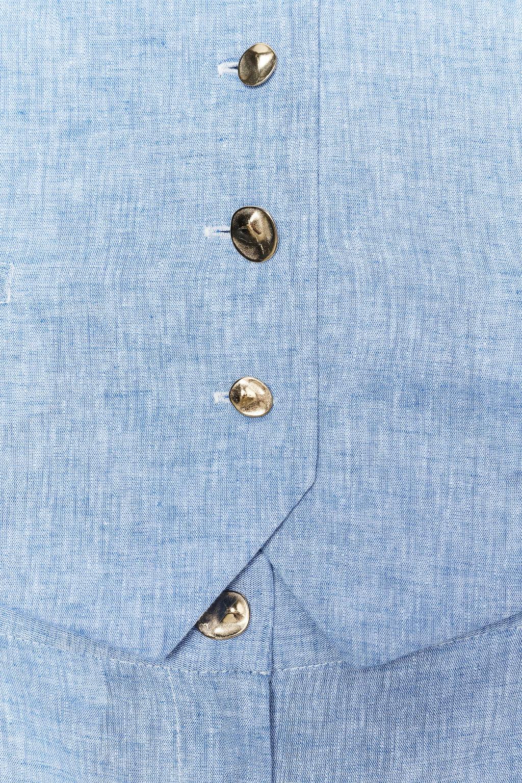 LINEN BLEND WAISTCOAT JUMPSUIT - Zara фото 16