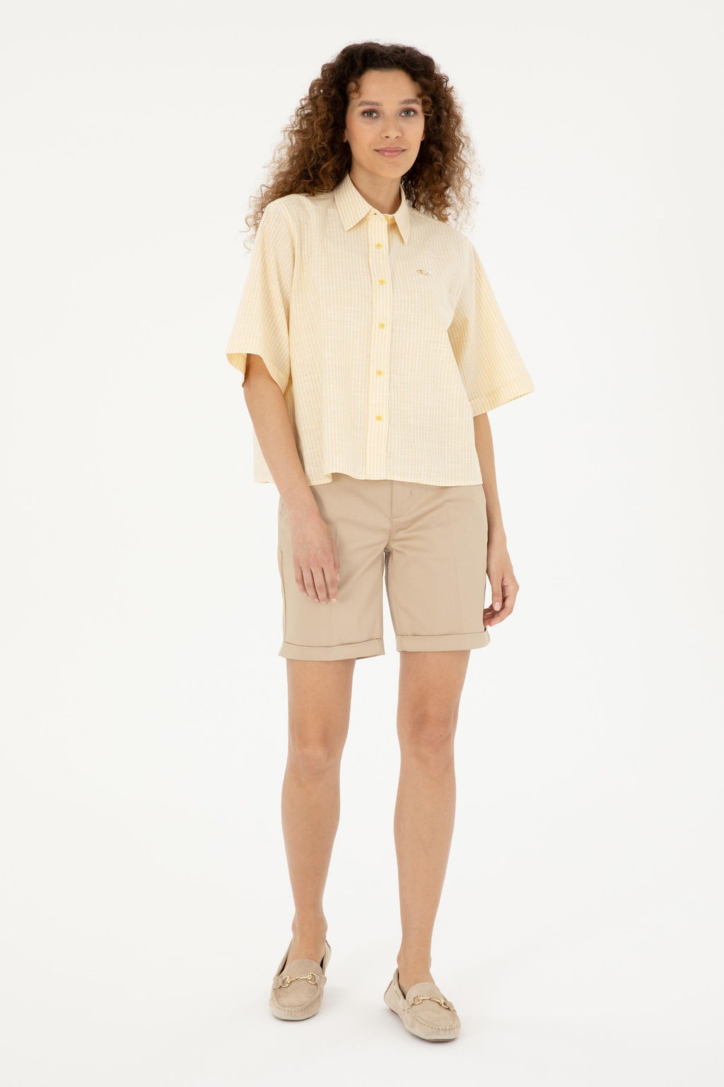 Женские шорты из песочной ткани Неожиданная скидка в корзине - U.s. polo assn фото 3