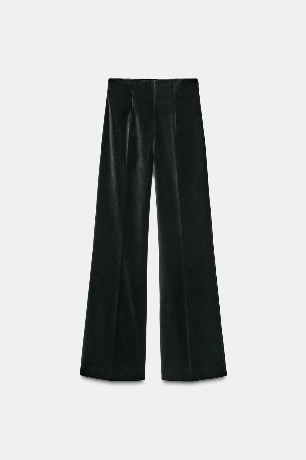 VELVET FLARE TROUSERS ZW COLLECTION - Zara фото 9