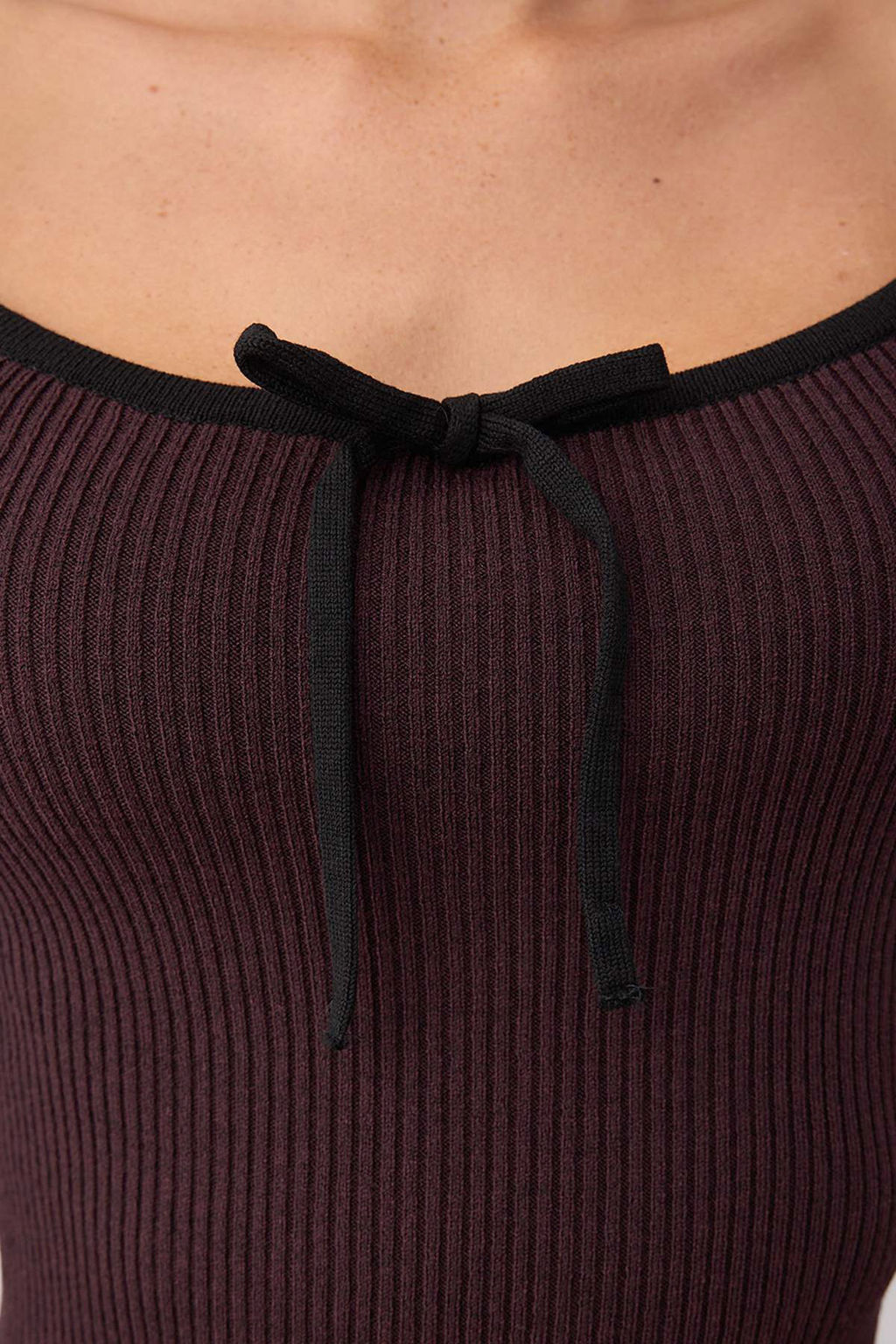 Siyah Merserize Gorunumlu Premium Iplik/Ozel Iplik Kurdele/Fiyonk Detayl? Triko Kazak TWOAW25KZ00207 - Trendyolmilla фото 15